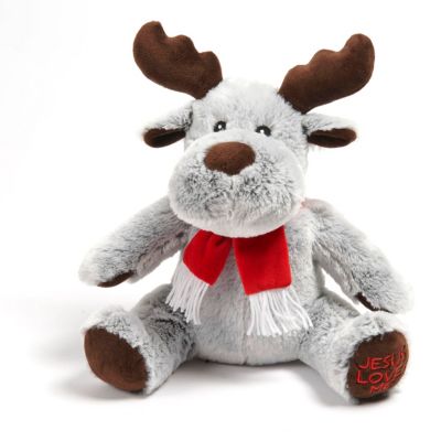 stuffed christmas moose