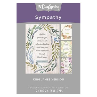 Boxed Cards Sympathy Botanical Frames Lifeway