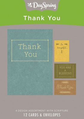 Boxed Cards Thank You  Simply Stated  Lifeway