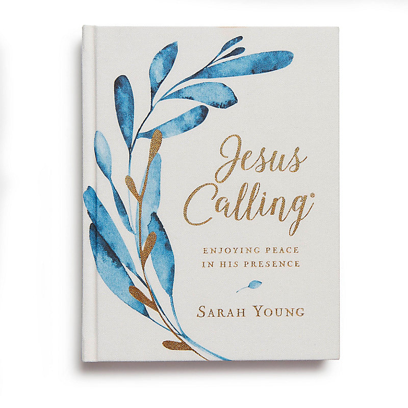 Jesus Calling - Large Print, Cloth Botanical Cover