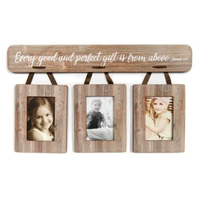 triple photo frame