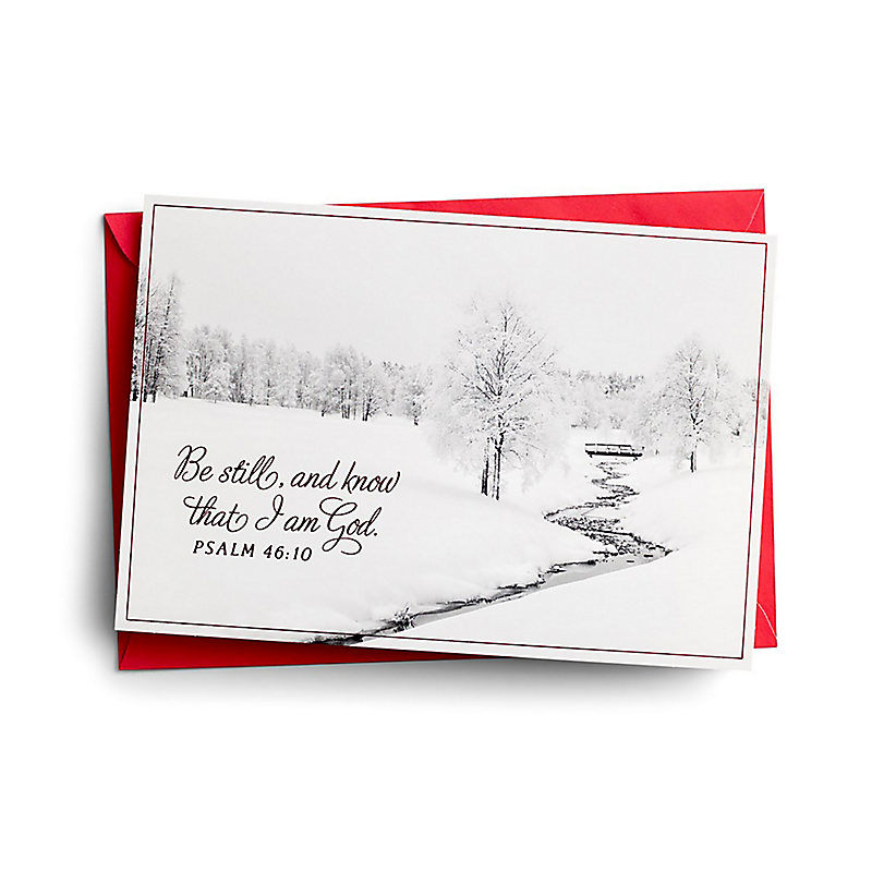Christmas Boxed Cards: Be Still and Know