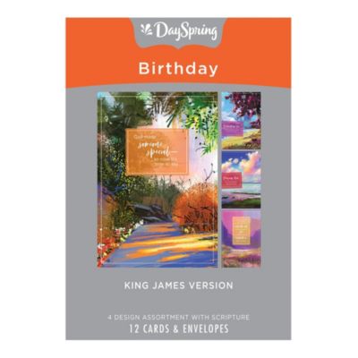 Boxed Cards Birthday Colorful Landscapes Lifeway