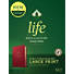 NLT Life Application Study Bible, Third Edition, Large Print (Red Letter, Leatherlike, Berry, Indexed)