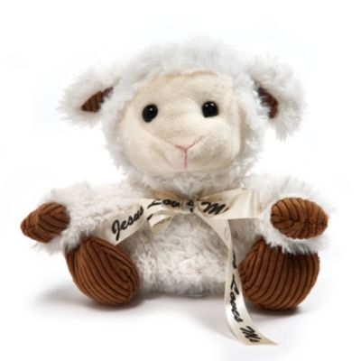 jesus loves me stuffed lamb
