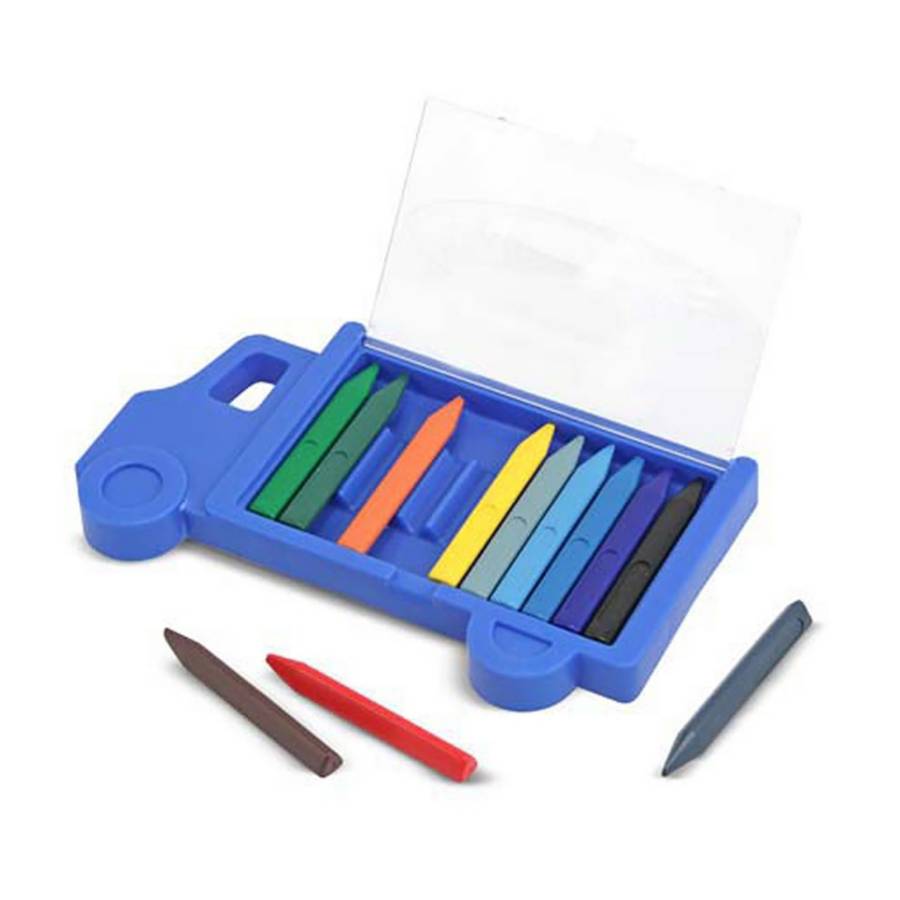 Melissa & Doug Truck Crayon Set - 12 Colors