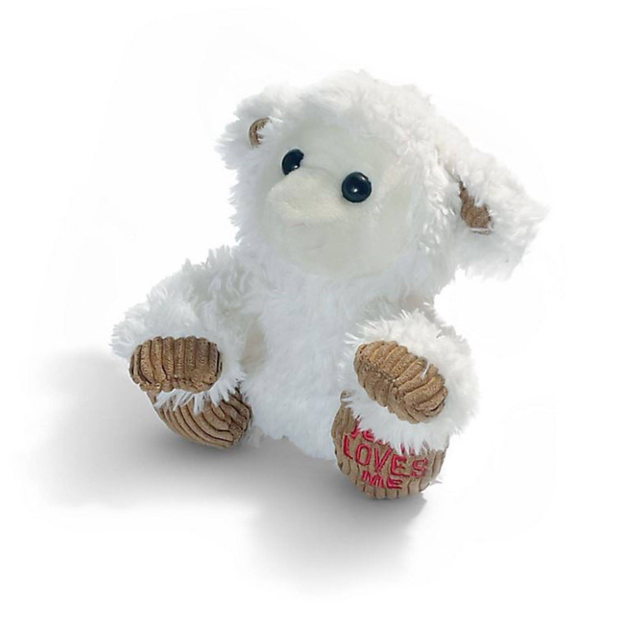 Scruffy Lamb Plush Toy, White