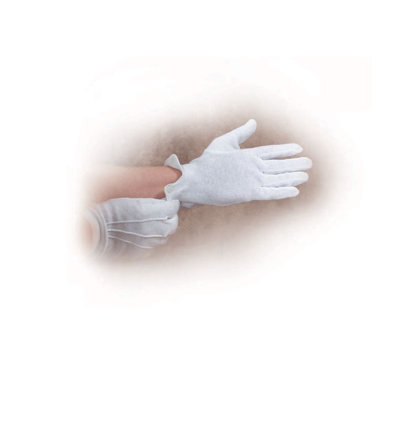 White Gloves Small