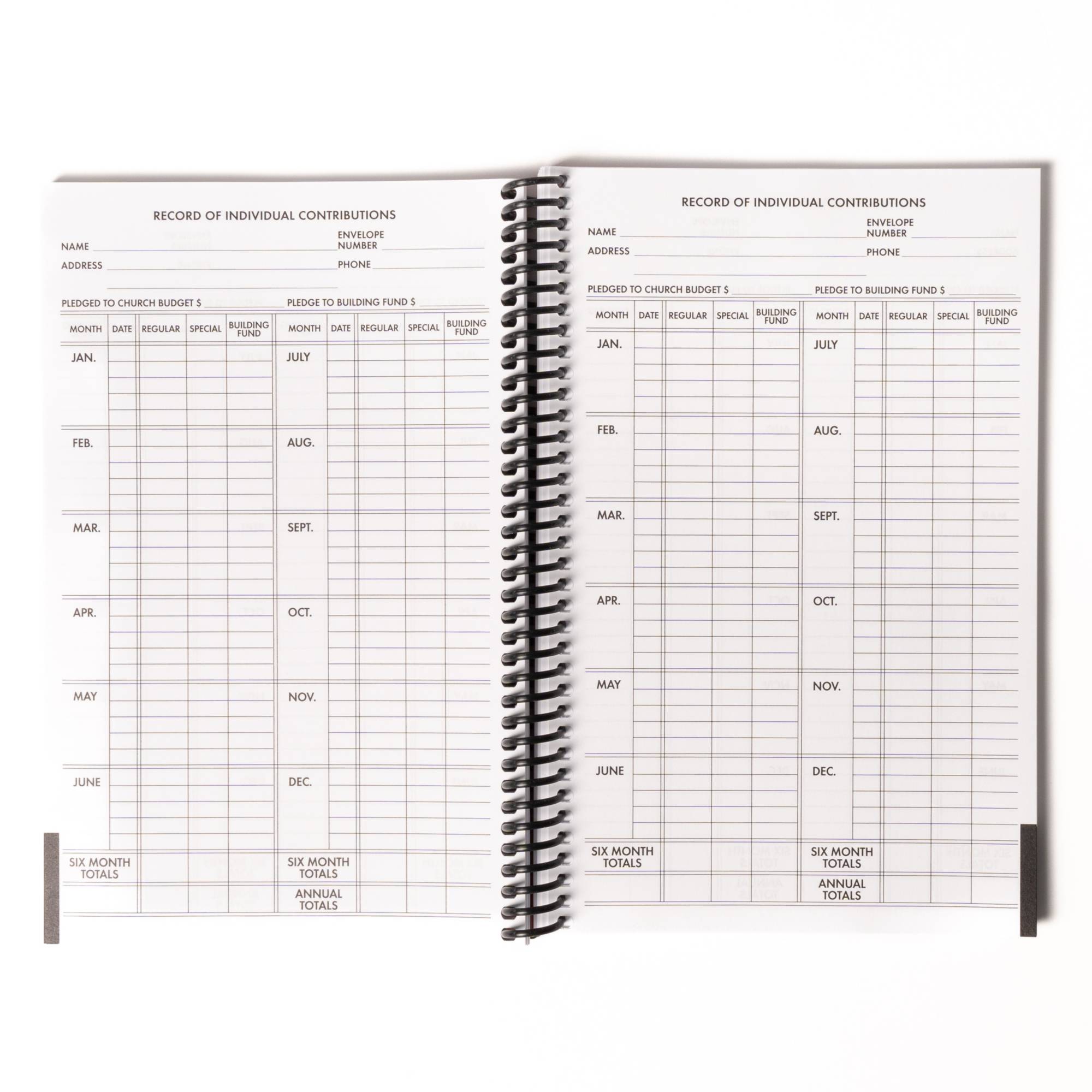 Finance record book for small churches - Concordia Supply