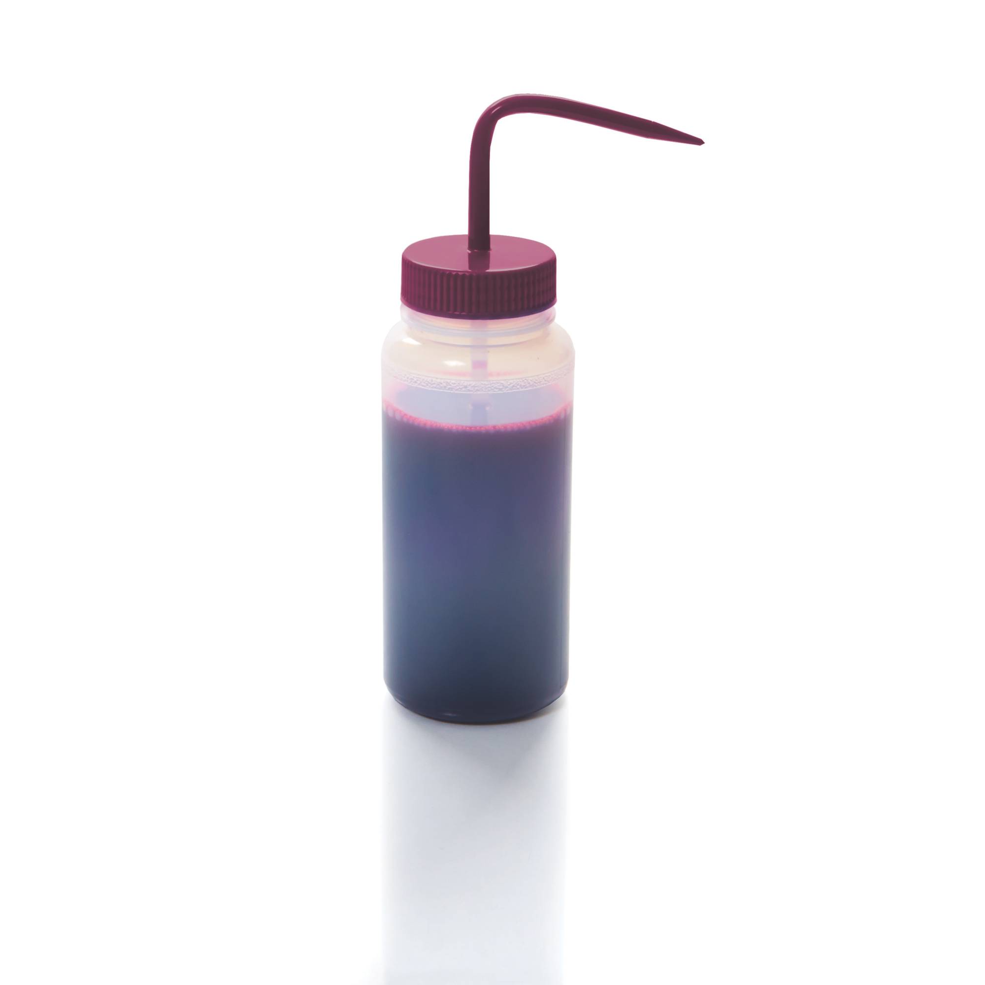 Choice 24 oz. Purple Wide Mouth Squeeze Bottle - 6/Pack