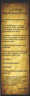 Los Diez Mandamientos (10 Commandments) | Broadman Church Supplies Staff