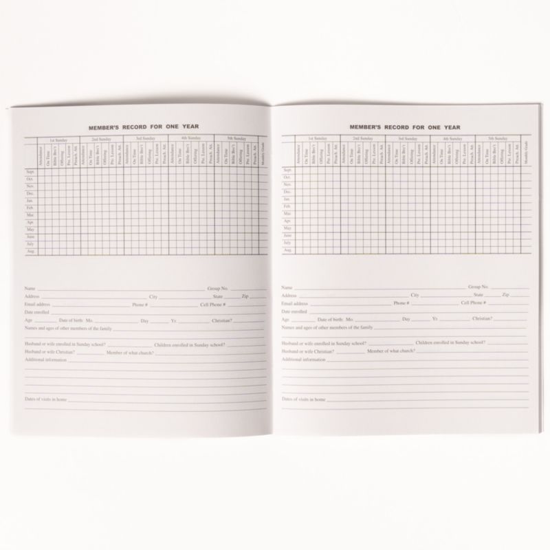 Sunday School Attendance Record Book: Christian Attendance, 59% OFF