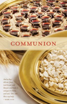 communion sunday bulletin covers