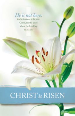 Alleluia Christ Is Risen - Easter Bulletin | LifeWay Christian Bulletin