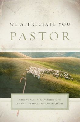 Pastor Appreciation Bulletins
