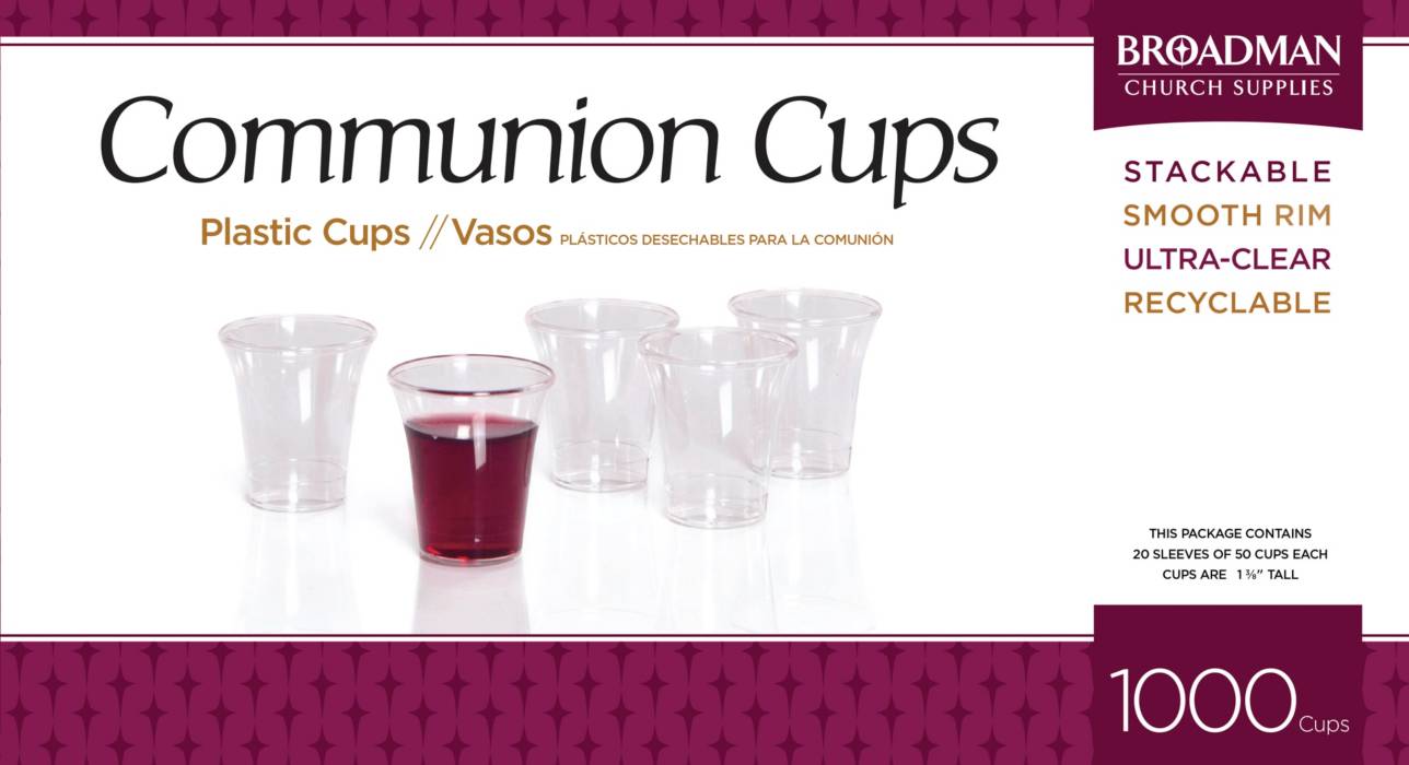 Communion Cups - Plastic Cups (1000 Count Box)
