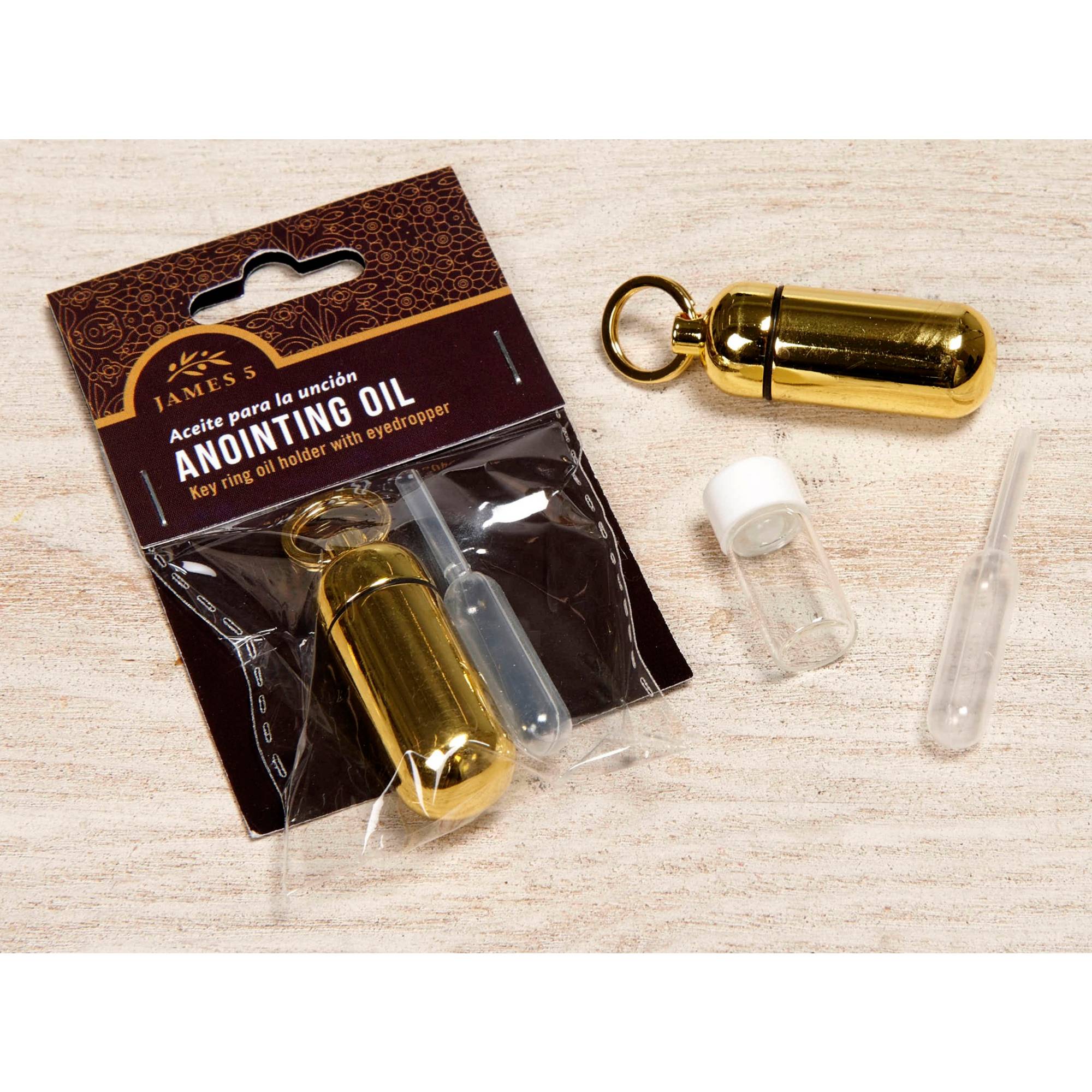 Anointing Oil Holder - Silver (box gift set)