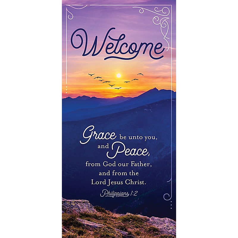 Welcome Grace and Peace - Guest Card (PKG 50)