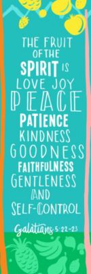 Fruit of the Spirit Kids Bookmark (Pkg 25) Teaching Lifeway