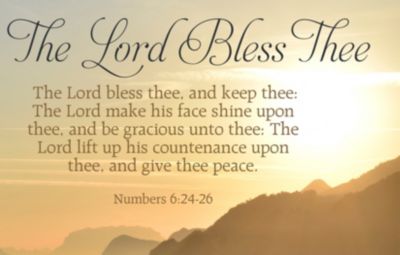 The Lord Bless Thee Postcard Pkg 25 Inspirational Lifeway