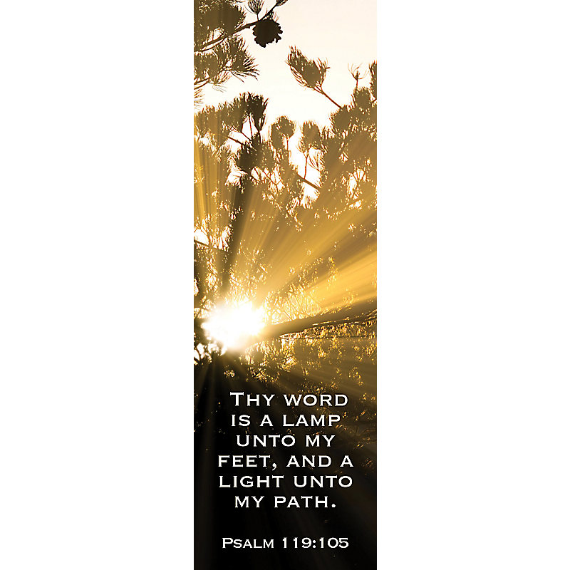 Thy Word Is A Lamp  Bookmark (Pkg 25) Inspirational