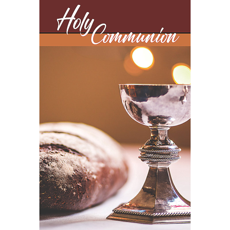 Holy Communion  Bulletin (Pkg 100) Communion