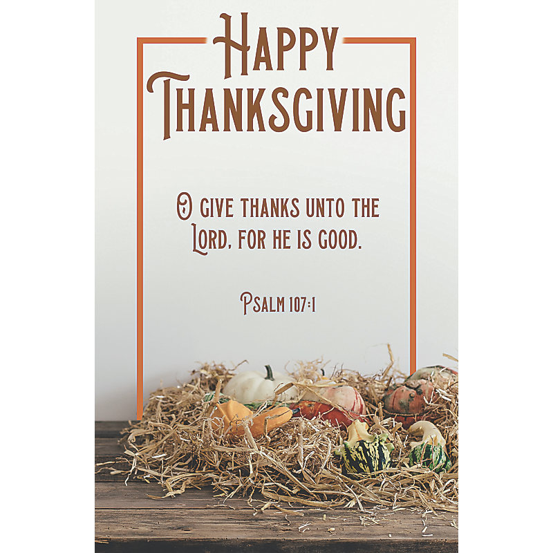 Happy Thanksgiving  Bulletin (Pkg 100) Thanksgiving