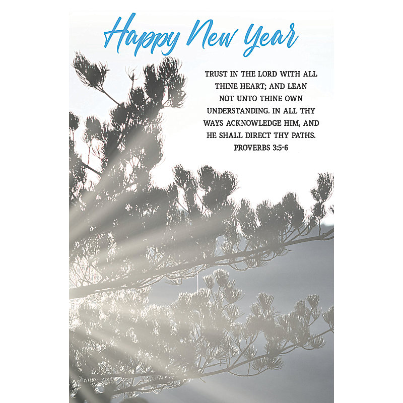 Happy New Year Trust  Bulletin (Pkg 100) New Year