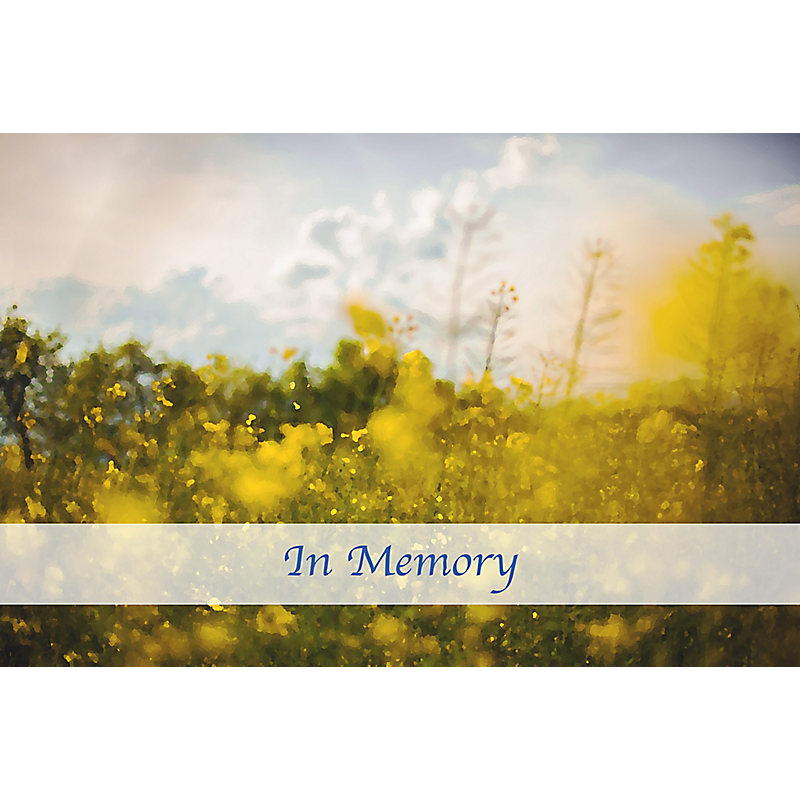 Gift Acknowledgement Card - In Memory Of