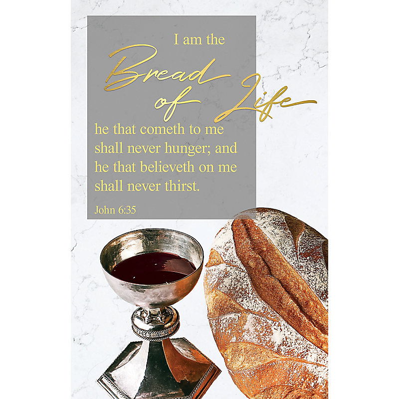 The Bread of Life  Bulletin (Pkg 100) Communion