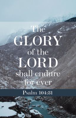 The Glory of the Lord  Bulletin (Pkg 100) General Worship