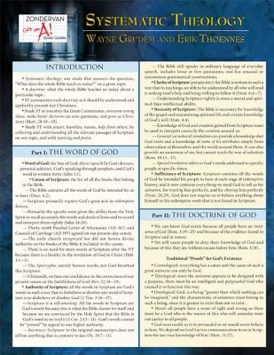wayne grudem systematic theology laminated sheet download pdf