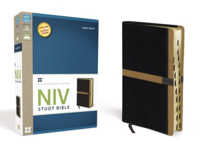 niv-study-bible-large-print-leathersoft-black-tan-indexed-red-letter-edition-lifeway