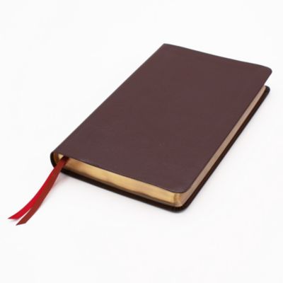 NASB Thinline Bible Bonded Leather Burgundy Red Letter 1995 Text 
