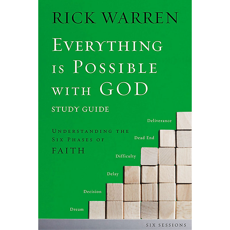 Everything is Possible with God Study Guide