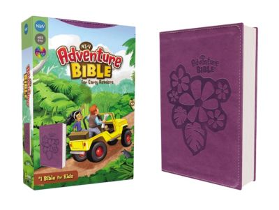 NIrV, Adventure Bible for Early Readers, Leathersoft, Purple, Full Color