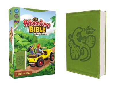 Adventure Bible for Early Readers, Italian Duo-Tone, Jungle Green, NIRV