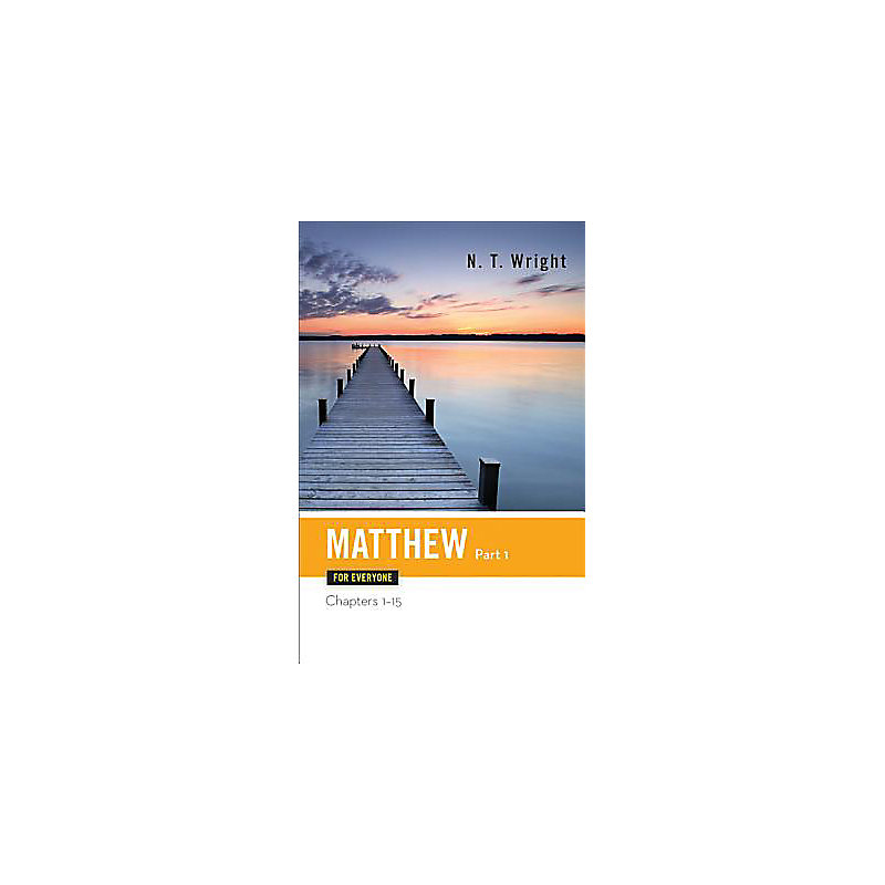 Matthew for Everyone, Part 1