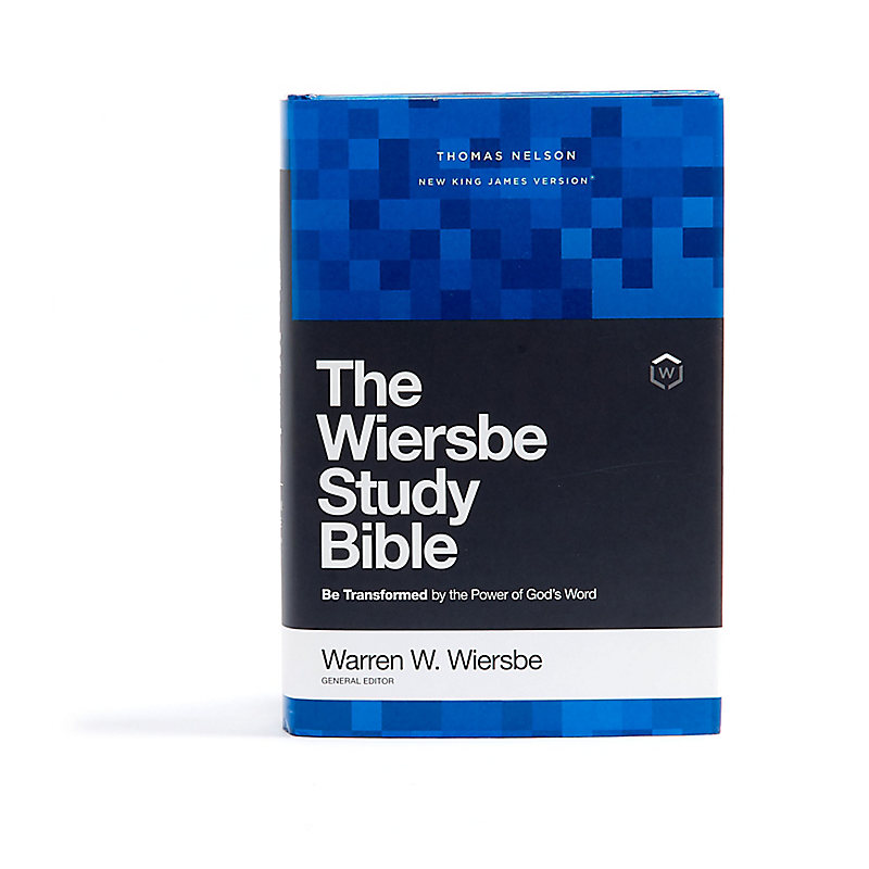 NKJV, Wiersbe Study Bible, Hardcover, Red Letter Edition, Comfort Print