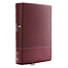NKJV, Wiersbe Study Bible, Leathersoft, Burgundy, Red Letter Edition, Comfort Print