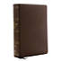 NKJV, Wiersbe Study Bible, Genuine Leather, Brown, Indexed, Red Letter Edition, Comfort Print