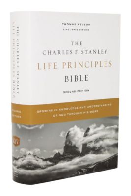 KJV Charles F. Stanley Life Principles Bible, 2nd Edition, Hardcover, Comfort Print