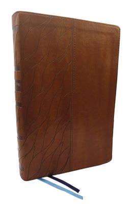 NKJV Encountering God Study Bible, Leathersoft, Brown, Red Letter, Comfort Print