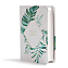 CSB On-the-Go Bible, White Floral Textured LeatherTouch