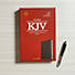 KJV Ultrathin Reference Bible, Black Genuine Leather, Indexed