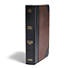 CSB Large Print Personal Size Reference Bible, Black/Brown LeatherTouch