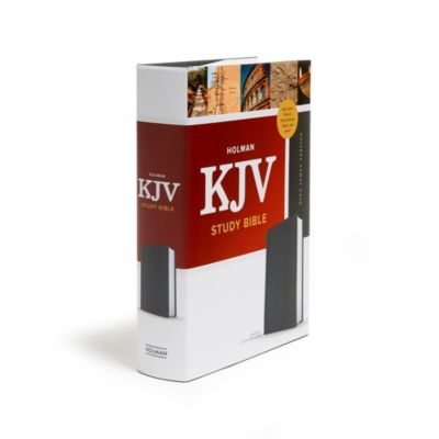 KJV Study Bible, Full-Color, Charcoal Cloth-Over-Board