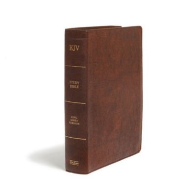 KJV Study Bible, Full-Color, Brown Bonded Leather, Indexed