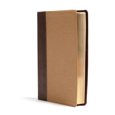 KJV Rainbow Study Bible, Brown/Tan LeatherTouch