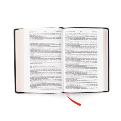 KJV Pastor’s Bible, Black Genuine Leather